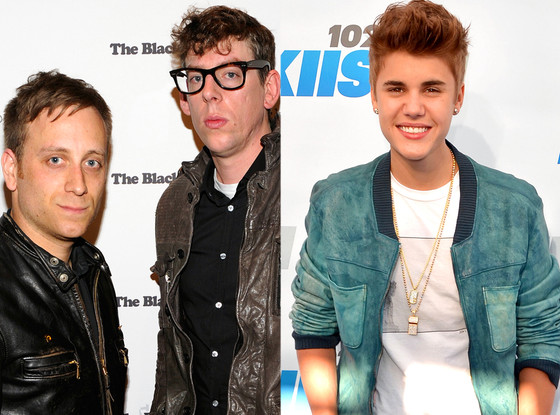 Dan Auerbach, Patrick Carney, The Black Keys, Justin Bieber Dan Auerbach, Patrick Carney, The Black Keys, Justin Bieber